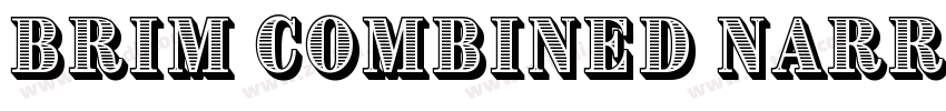 Brim Combined Narrow字体转换